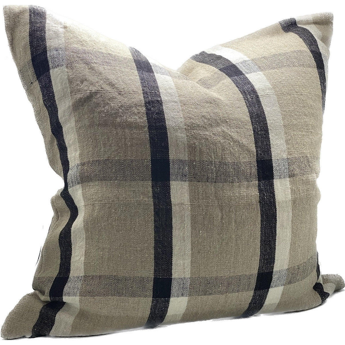 Cushion - Sanctuary linen Square natural/black