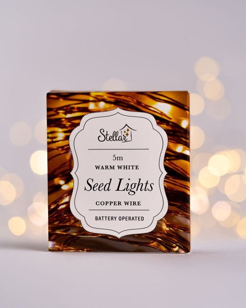 Lights - Copper warm white seed  5m