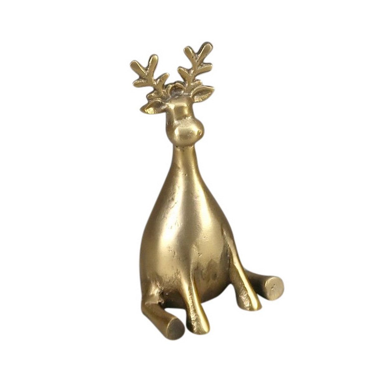 Reindeer - Gold sitting Large