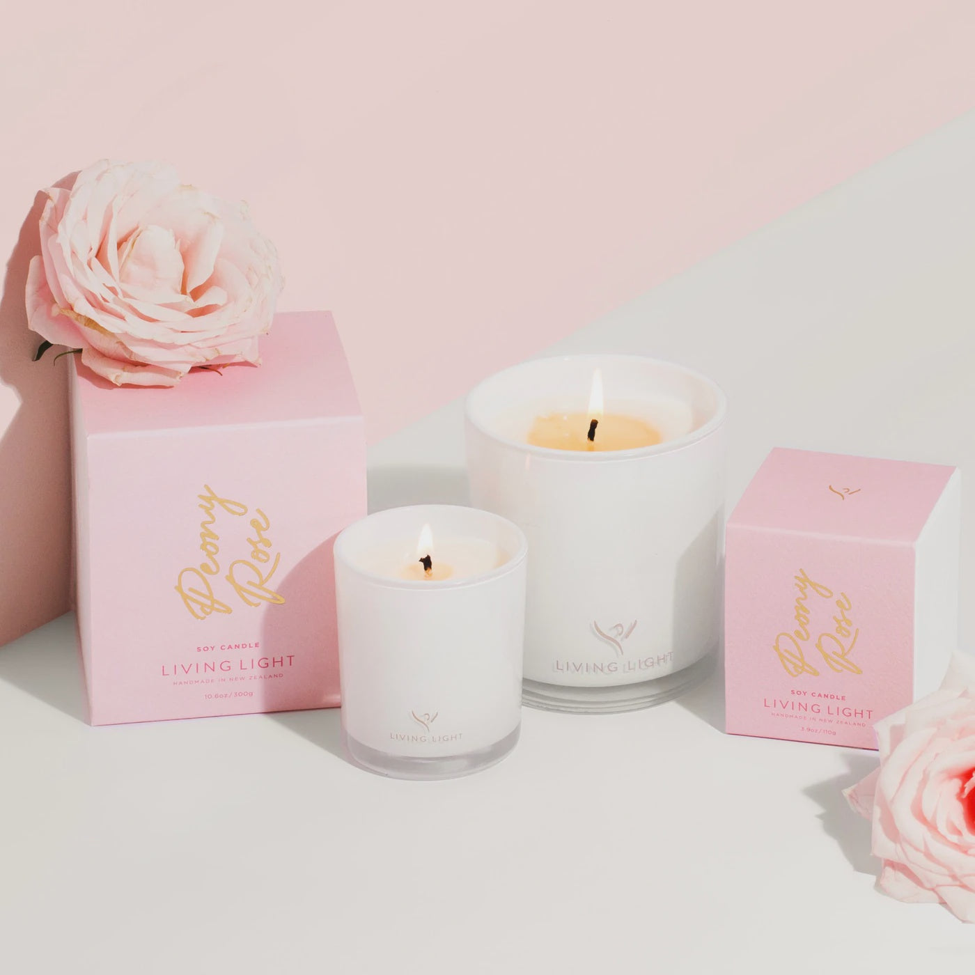 Candle - Peony Rose Mini – Fi's Flowers N Art